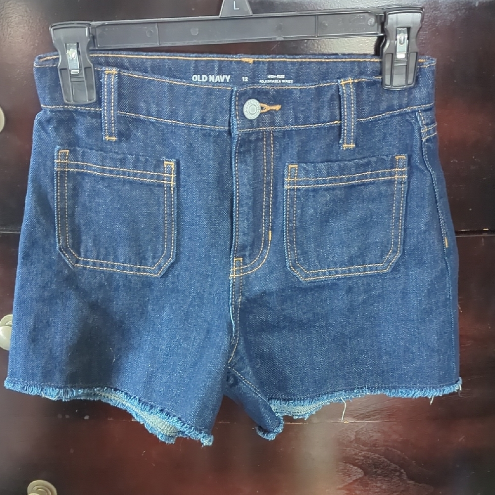 Old Navy Girl Dark Blue Jean Shorts